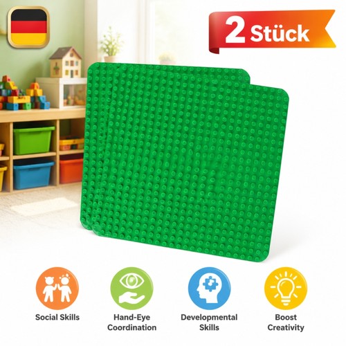 Große bauplatte für duplo - bauplatte,