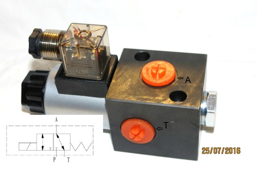 Hydraulik wege ventil - 3/2,