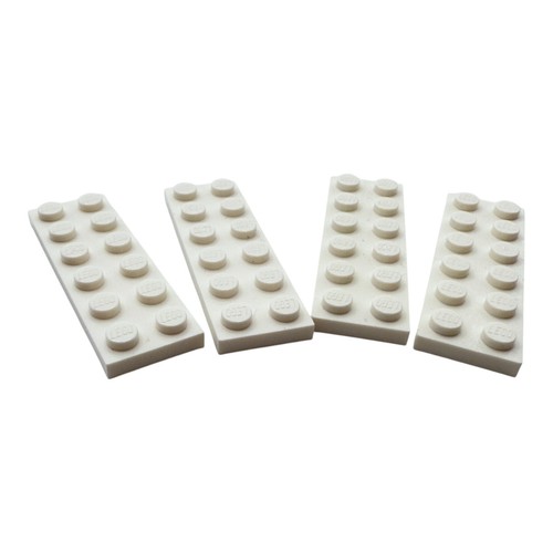 Lego platte 2x6 weiß - platte,