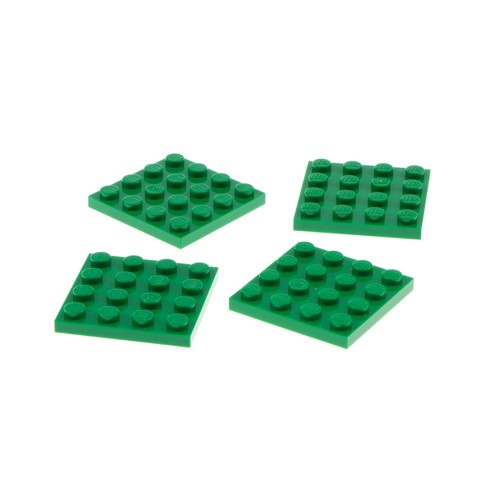 Lego bau platte 4x4 - 4x4, grün