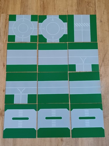 Lego 12x grundplatte 32x32 - 12x,
